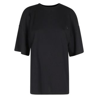Coperni T-Shirts, female, Black, Size: XS Open Shoulder T-Shirt