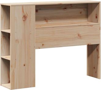 vidaXL Headboard with Storage 100 cm Solid Wood Pine Vidaxl