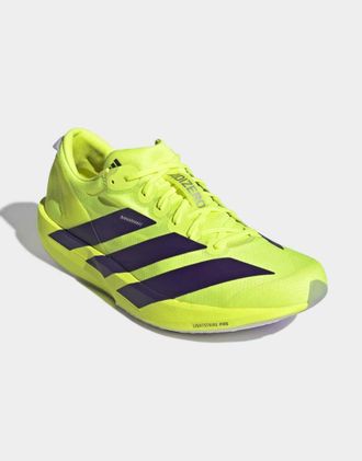 adidas Adizero Adios 9 - Scarpe da corsa giallo solare/prugna aurora