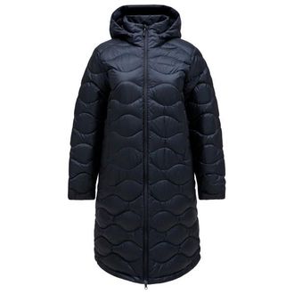 Peak Performance Helium Down Coat Mantel f&uuml;r Damen | blau/schwarz