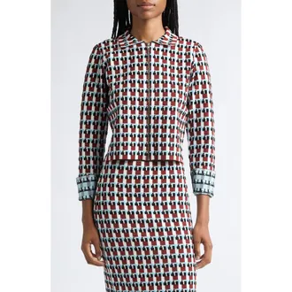 Zankov Suave Zip Front Shirt Jacket in Gamay Multi at Nordstrom, Size Medium