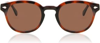 SmartBuy Collection Oval Full Rim Plastic Mens Sunglasses Tortoiseshell Size 49 - Free Lenses - SmartBuy Collection
