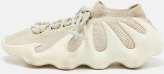 adidas Off White Knit Fabric 450 Cloud White Sneakers Size 39 1/3