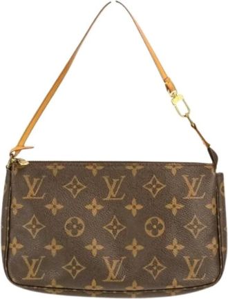 Louis Vuitton Pre-owned Mini Bags, female, Brown, Size: ONE SIZE Pre-owned Mini Pochette