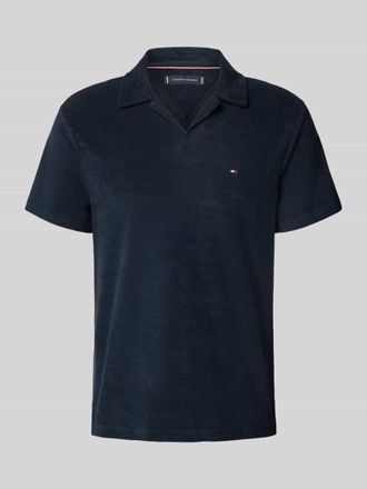 Tommy Hilfiger Regular Fit Poloshirt aus Baumwoll-Mix in Marine, Gr&ouml;&szlig;e XXL