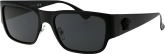 Versace Mens Sunglasses 0ve2262 Matte Black Metal
