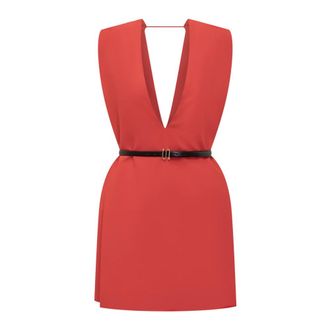 Sportmax Sportmax, Short Dresses, female, Red, Size: S Agrume1234 Mini Dress