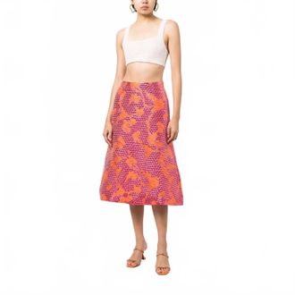 Baum Und Pferdgarten Shari Midi Skirt In Pink Bubble