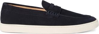 Brunello Cucinelli Su&egrave;de loafers - Blauw