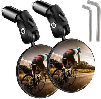OEM Espejo Para Bicicleta - 2 Piezas - Ajustable Y Giratorio 360&deg; - 18-22 Mm