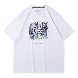 Li-Ning Way Of Wade Team No Sleep Graphic T-shirt White AHSRA85-1