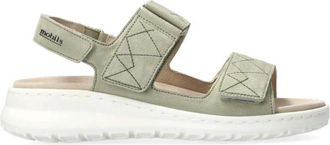 Mephisto Stijlvolle Dames Sandaal - Dames - Sandalen - Groen - 38 EU - Leer - Schoenen
