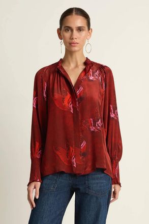 Maria Cher Julieta Blouse In Red