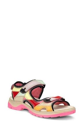 Ecco Yucatan Patchwork Sandal in 52412Mulbg at Nordstrom Rack, Size 39