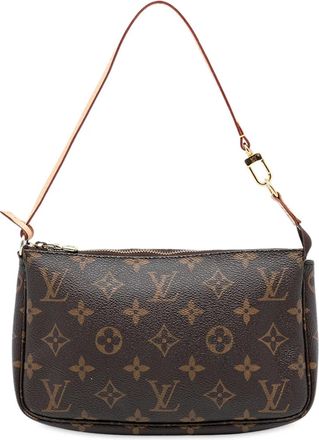 Louis Vuitton Borsa a spalla Pochette Accessoires con monogramma 1998 - Marrone