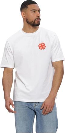 The Goodpeople Orange Tee Assem X - Heren - T-shirts - Wit - XL - Tops