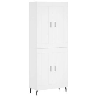 Berkfield Home Highboard White 69.5x34x180 cm Engineered Wood