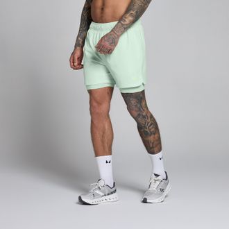 MyProtein Short tejido Training de 5 2 en 1 para hombre de MP - Lima claro - XS