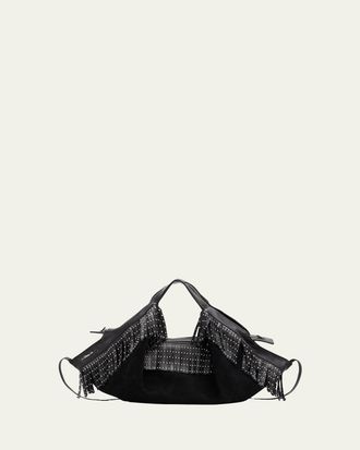 3.1 Phillip Lim Luna Fringed Suede Shoulder Bag