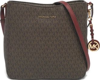 Michael Kors Borsa a tracolla Jet Set Travel in tela - Marrone