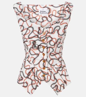 Vivienne Westwood Monday printed cotton vest