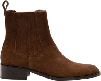 Parallèle Parallele, Schoenen, Dames, Bruin, 39 1/2 EU, Leer, Chelsea enkellaarsjes