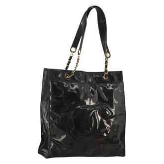 Chanel Bolso Tote de Piel Pre-owned - Pre-owned - Mujer - Negro - ONE SIZE