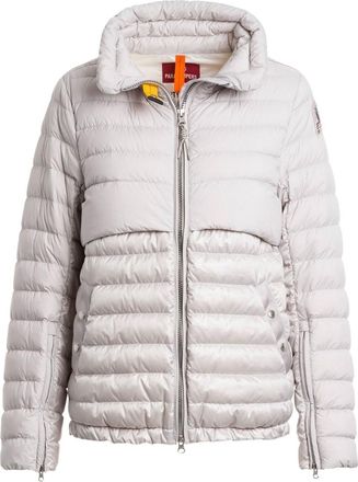 Parajumpers Womens Saya Dawn Light Grey Down Jacket Nylon - Size Small