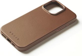OEM Funda De Piel Mujjo Para Iphone 16 Pro Max, Magsafe, Color Marr&oacute;n Oscuro