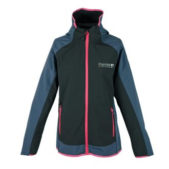 Deproc Softshelljacke DEPROC ACTIVE XLight CAVELL Women, Damen, Gr. 36/38 (M), blau (indigo), 96% Polyester; 4% Elastan, mit Gummizug, Jacken Softshelljacke,