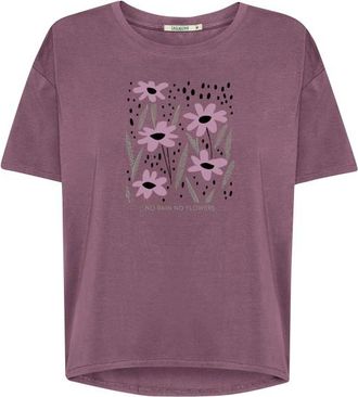 Greenbomb No Rain Feel T-Shirt f&uuml;r Damen | lila