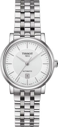 Tissot T-Classic Carson Bracelet Watch, 30mm in Silver at Nordstrom