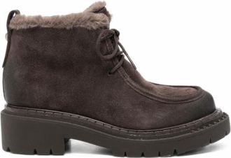 Ash Brown Suede Demi Boots