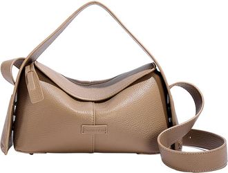 Generic Shoulder Bags for Women PU Leather Horizontal Niche Crossbody Bag Large Capacity Fashion Trend Shoulder Bags Work Travel Purses (Khaki)