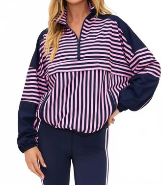 Beach Riot Vespera Lightweight Pullover Top In Sleet