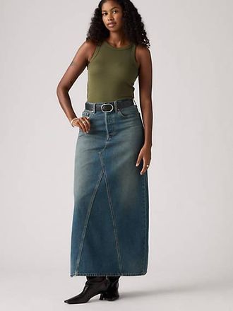 Levi's Long Icon Skirt - Womens - 24 - Blue