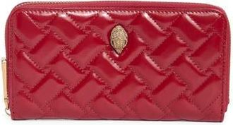 Kurt Geiger Kensington Zip Wallet in Red at Nordstrom Rack
