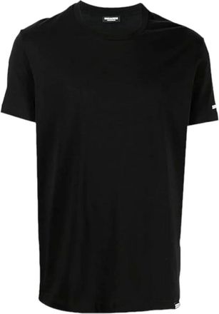 Dsquared2 Regular Fit T-Shirt - Heren - Tops - Zwart - Maat: XL Katoen