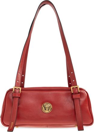 Versace Kleine schoudertas met Medusa-hoofd - Dames - Schoudertassen - Rood - ONE Size - Leer - Tassen