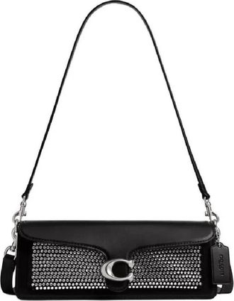Coach Tabby 28 Crystal Embossed Shoulder Bag