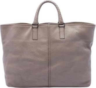 Bottega Veneta Pre-owned Vintage Tote - Dames - Vintage Shopper - Bruin - ONE Size - Leer - Vintage