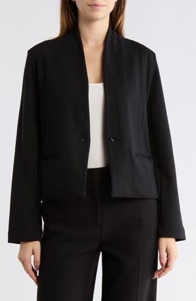 James Perse Clean Cotton Blazer in Black at Nordstrom Rack, Size 0