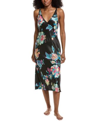 Natori Festival Satin Slip Dress