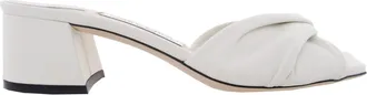 Jimmy Choo London Lyn 45 Nappa Leather Mules