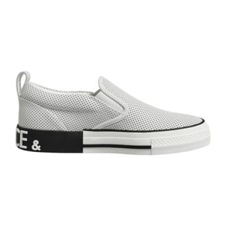 Dolce & Gabbana Sneakers, male, White, 5 UK, White Dotted Slip-On Trainers