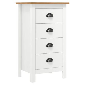vidaXL Furniture Limited - Mesita De Noche Hill Madera Maciza De Pino