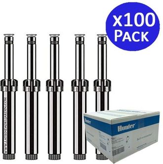 Hunter Pack 100 Difusor Aspersor De Riego 5,20 Metros Altura Emergente 10 Cm Altura Total 18,4 Cm Rosca 1/2 Angulo Ajustable