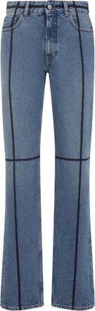 Maison Margiela Blauwe Jeans voor Vrouwen Aw 25 - Dames - Bootcut Jeans - Blauw - W25 - Katoen - Jeans