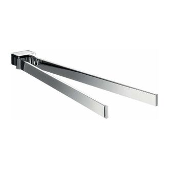 Emco Toallero Tipo Loft Emco. Giratorio De Dos Brazos. 410 Mm. Negro