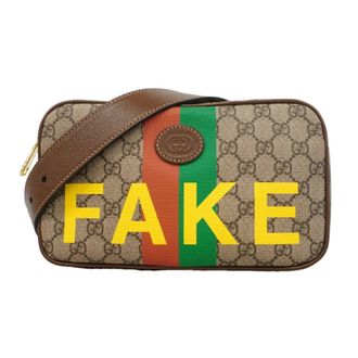 Gucci Brown Pvc Shoulder Bag (Pre-Owned)